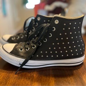 Converse Chuck Taylor All Star Leather Stud High top Sneakers